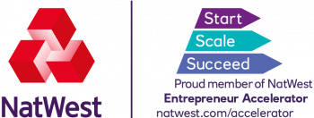 NatWest Entrepreneur Accelerator logo and program tagline